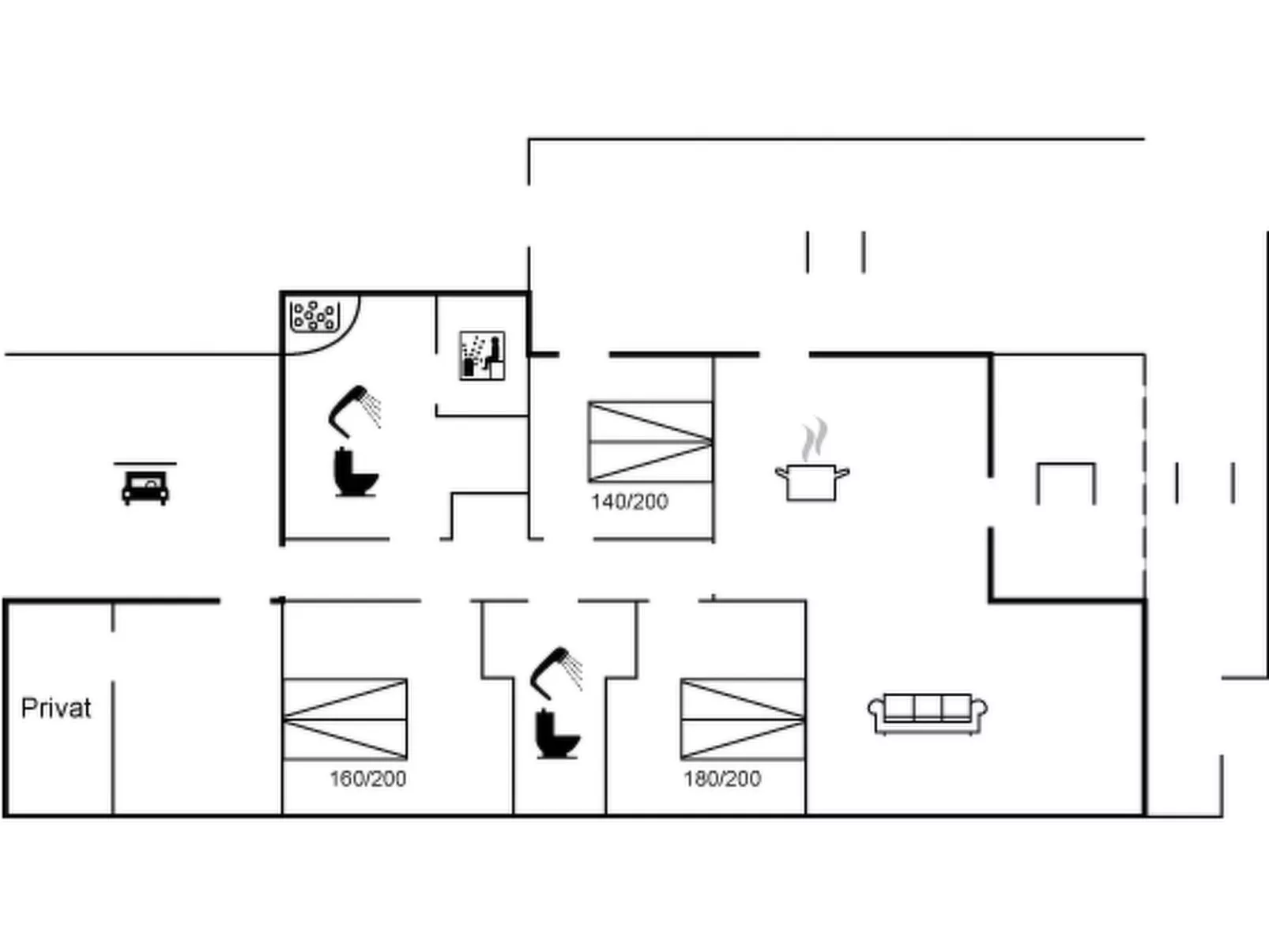 "Noreen" - 1.4km to the inlet-Inside