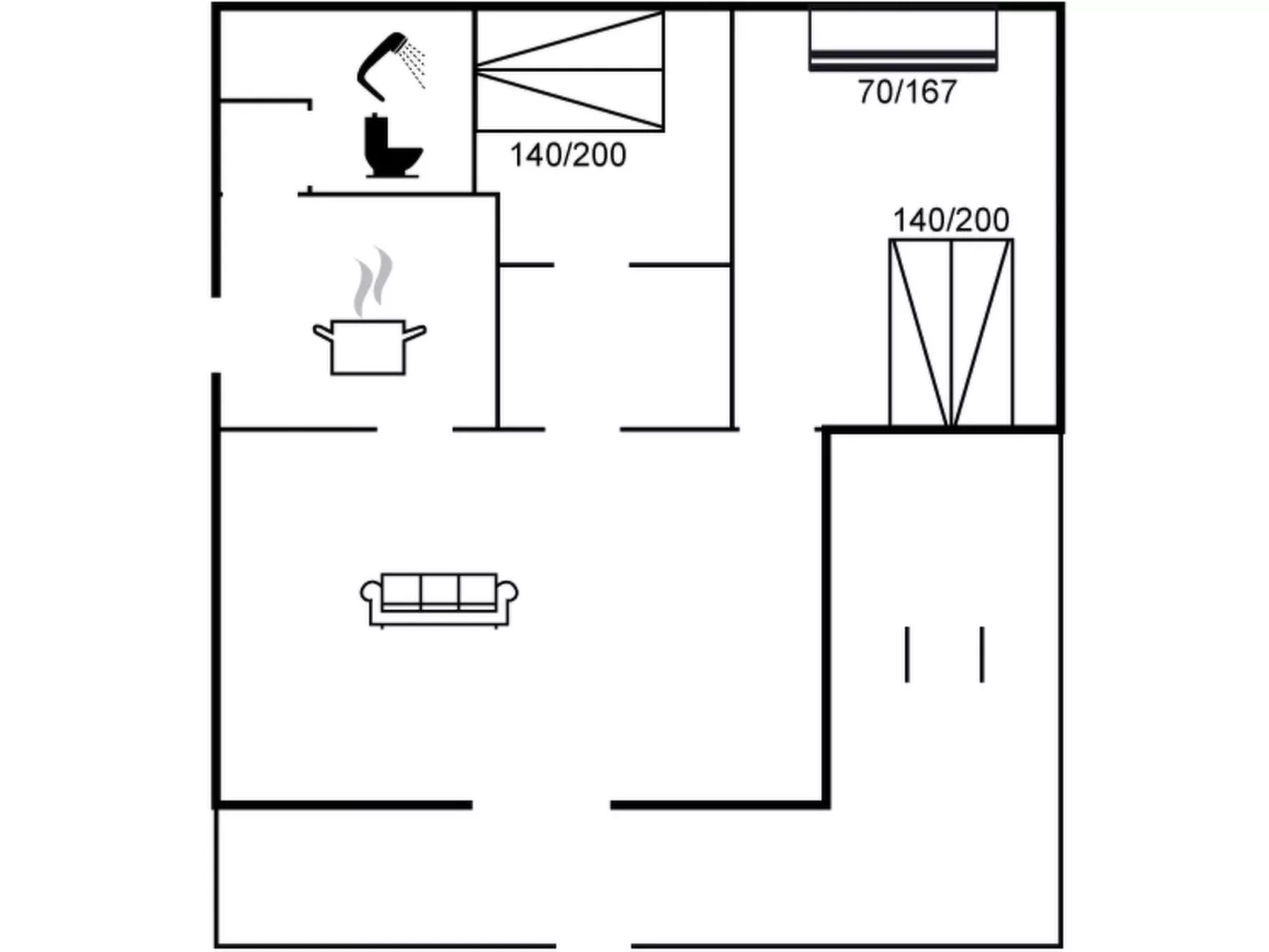 "Sohvi" - 450m from the sea-Inside