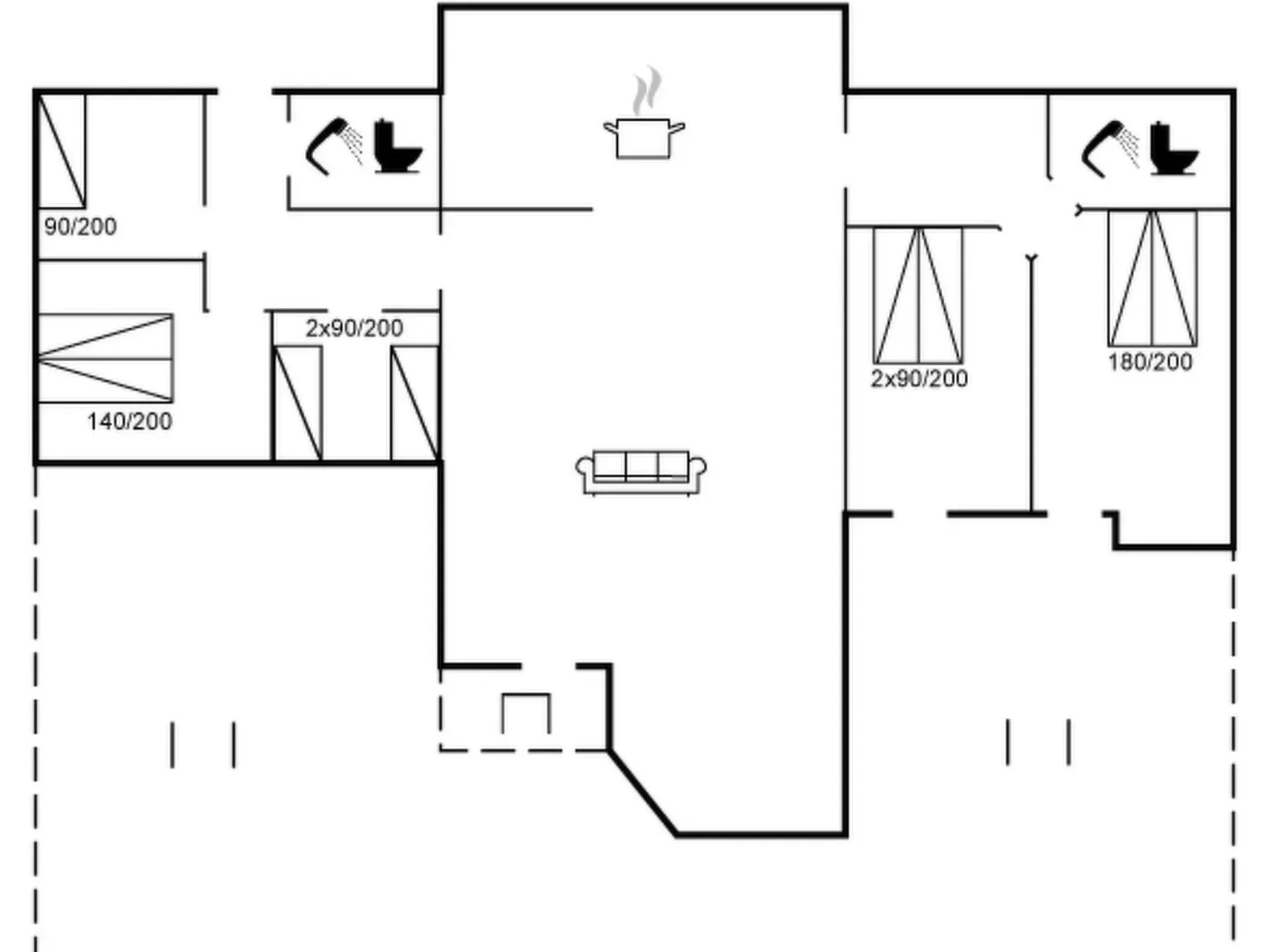 "Waldemar" - 3.4km from the sea-Inside