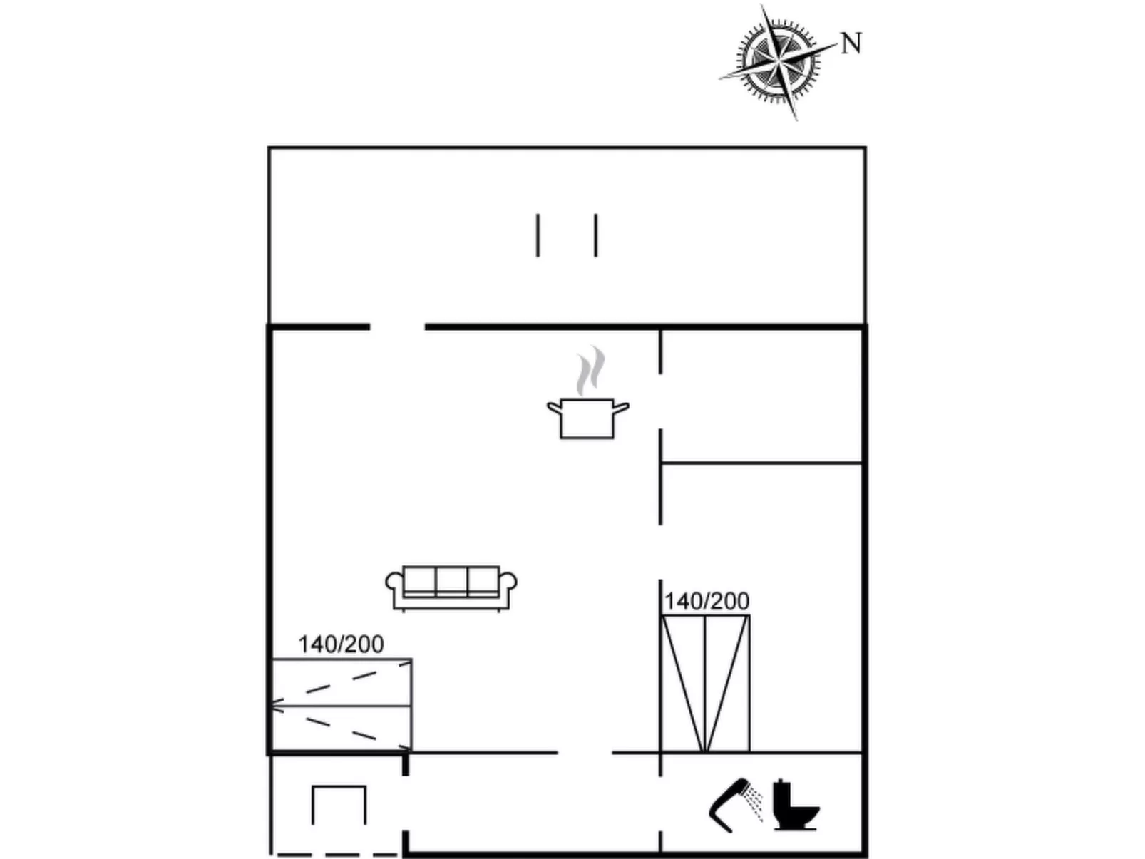 "Lennart" - 750m from the sea-Inside
