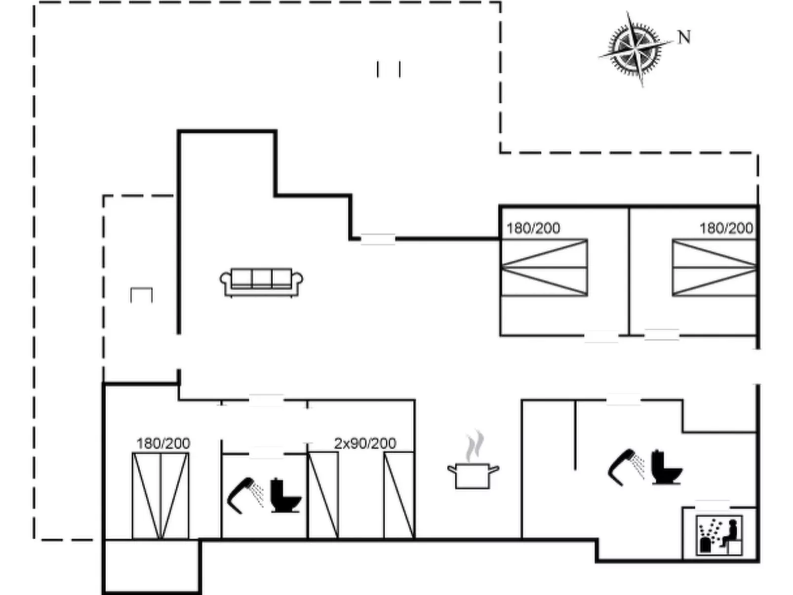 "Ailen" - 500m from the sea-Inside