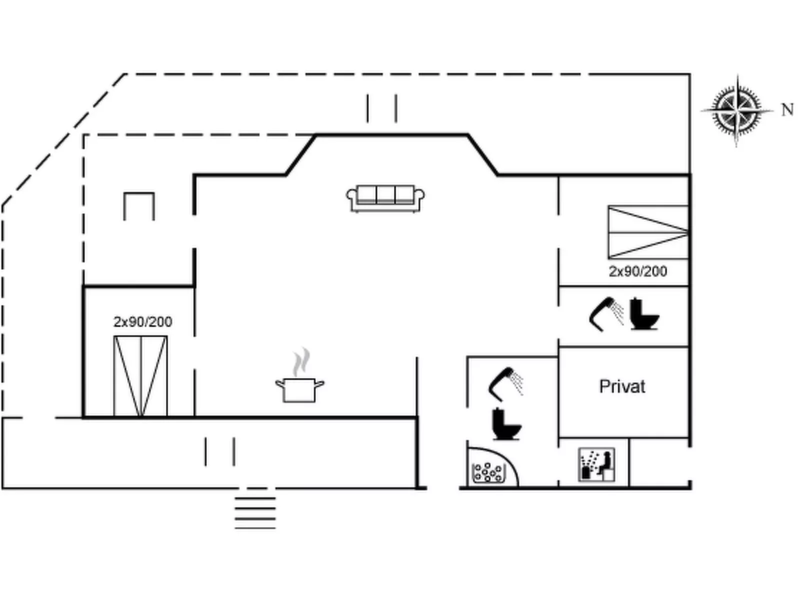 "Alim" - 300m from the sea-Inside