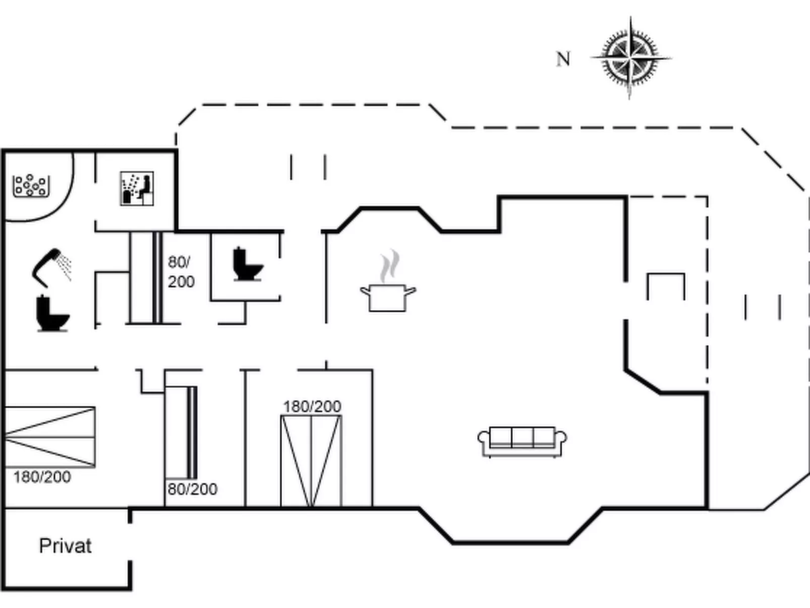 "Isulf" - 400m from the sea-Inside