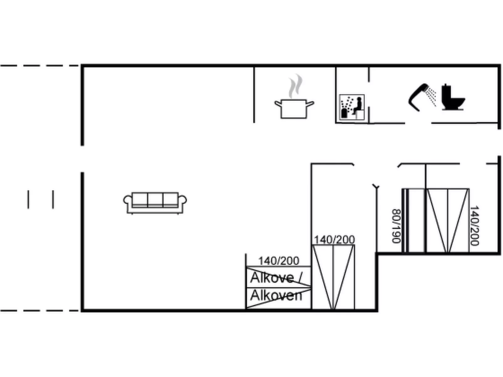 "Laurentia" - 800m from the sea-Inside