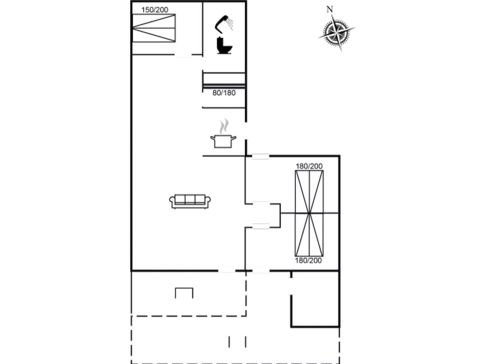 "Marja" - 1.3km from the sea-Inside