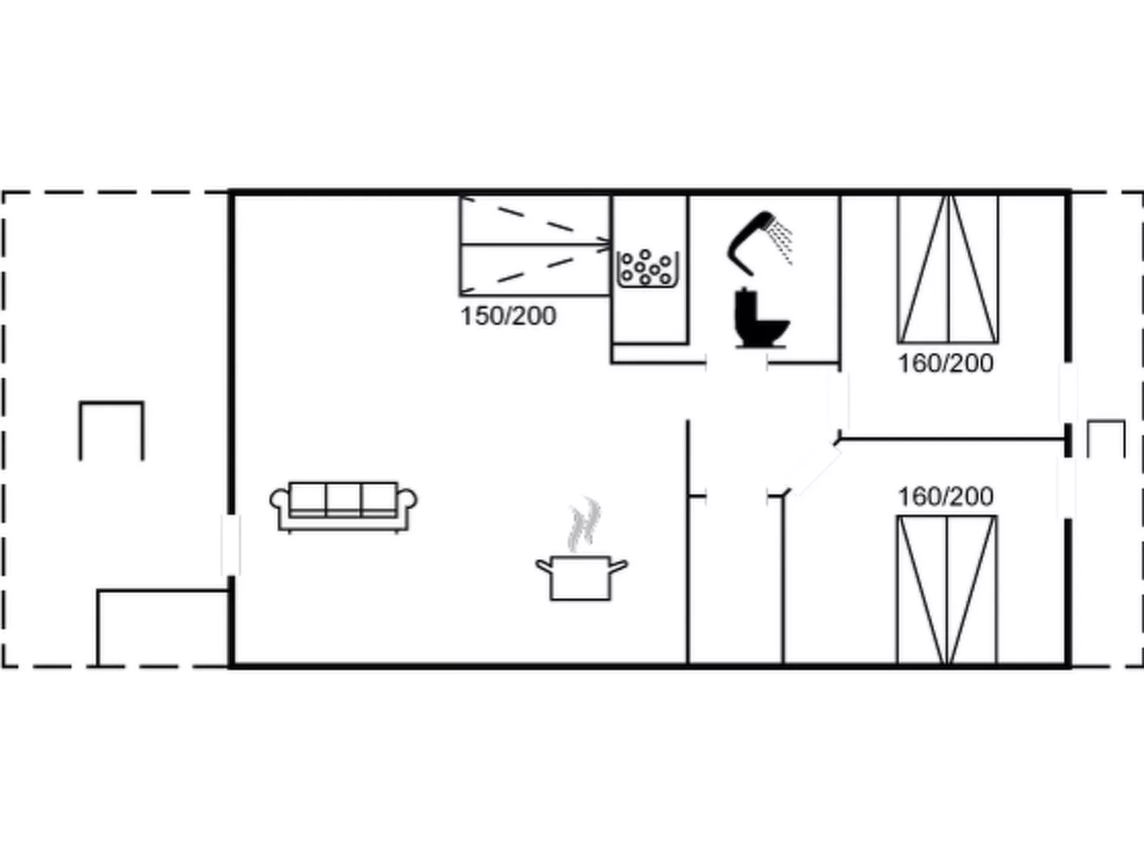"Allyson" - 450m from the sea-Inside