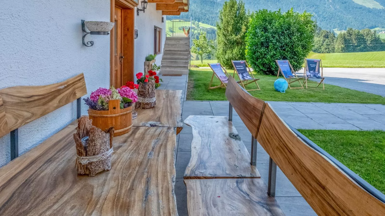 Kraftplatz am Litzlhof-Terrassenbalkon