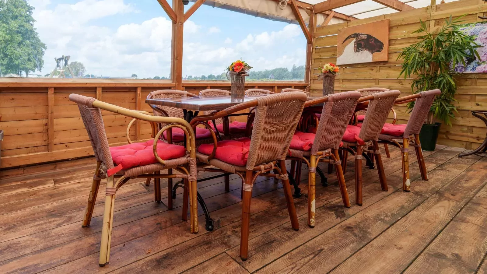 Reggezicht-Terrace balcony