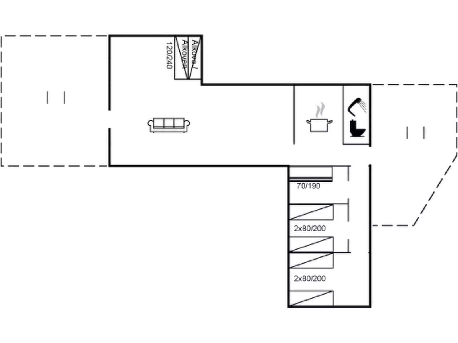 "Asina" - 400m from the sea-Inside