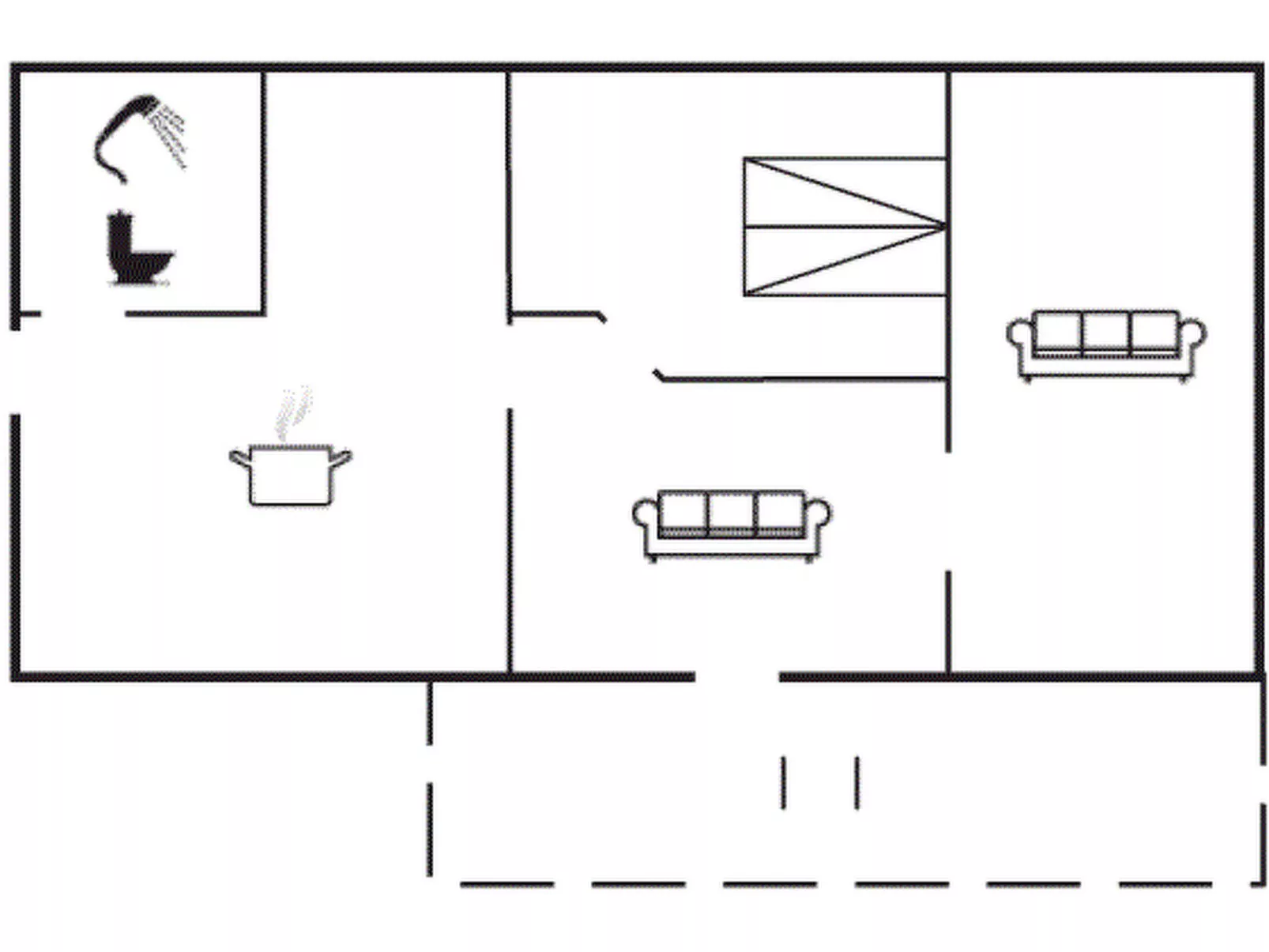 "Leocadia" - 150m to the inlet-Inside