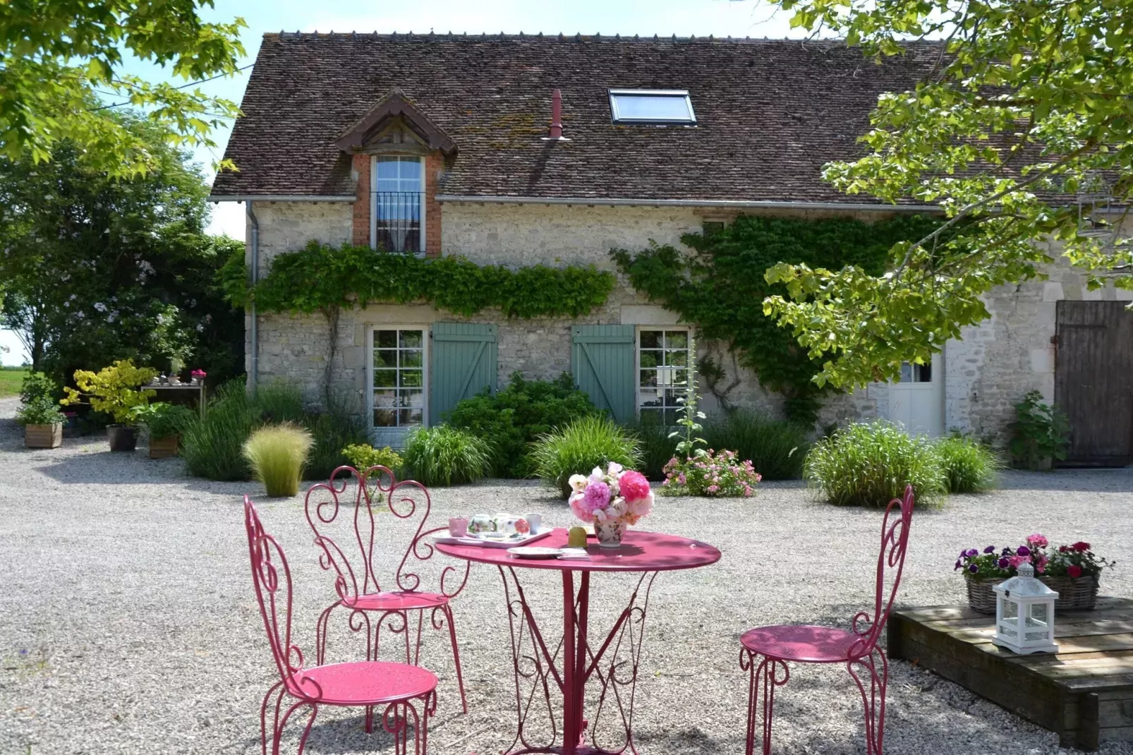 Maison de vacances - CHILLEURS-AUX-BOIS-Jardin d'été