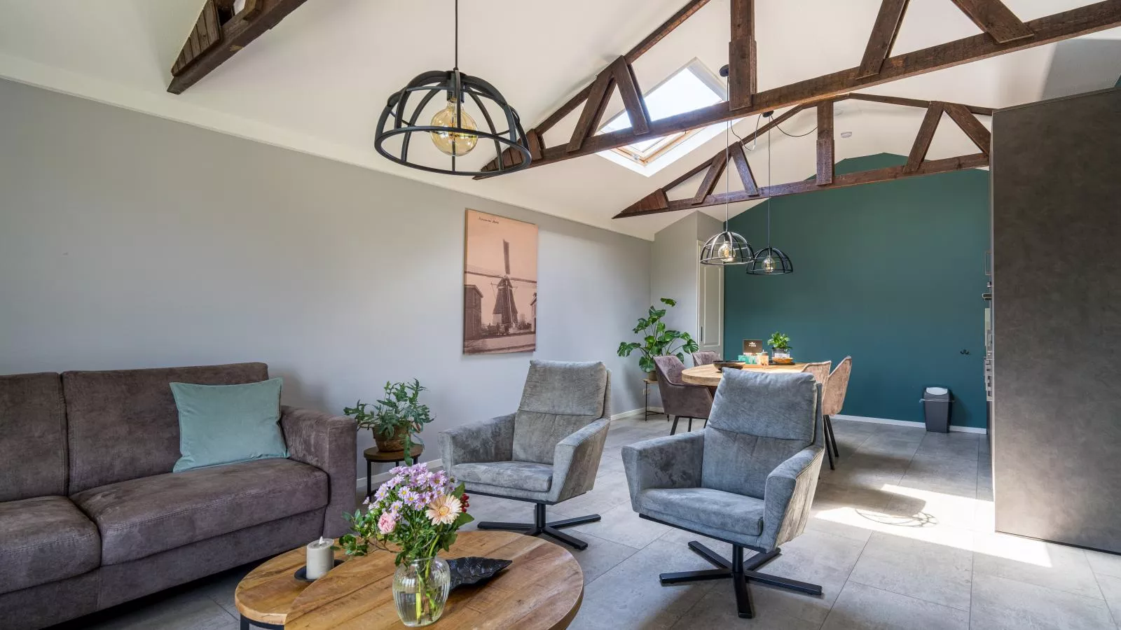 Weidezicht A-Living room