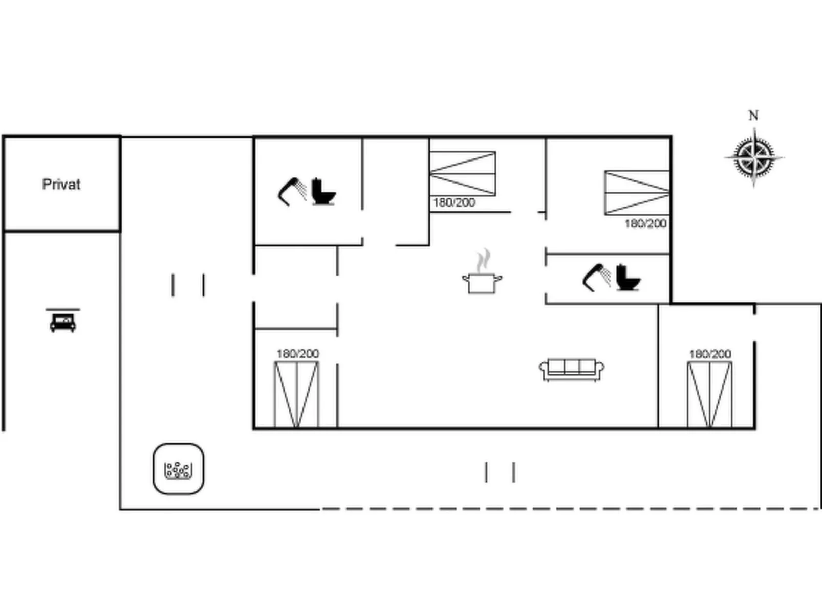 "Ellenora" - 1km from the sea-Inside