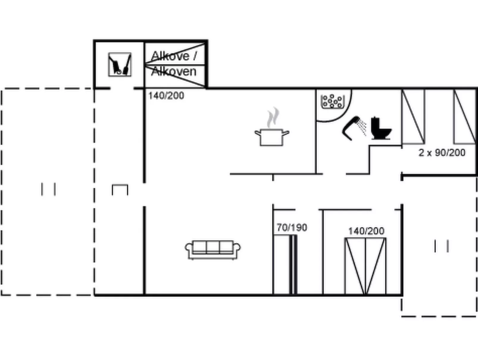 "Ejvi" - 700m from the sea-Inside