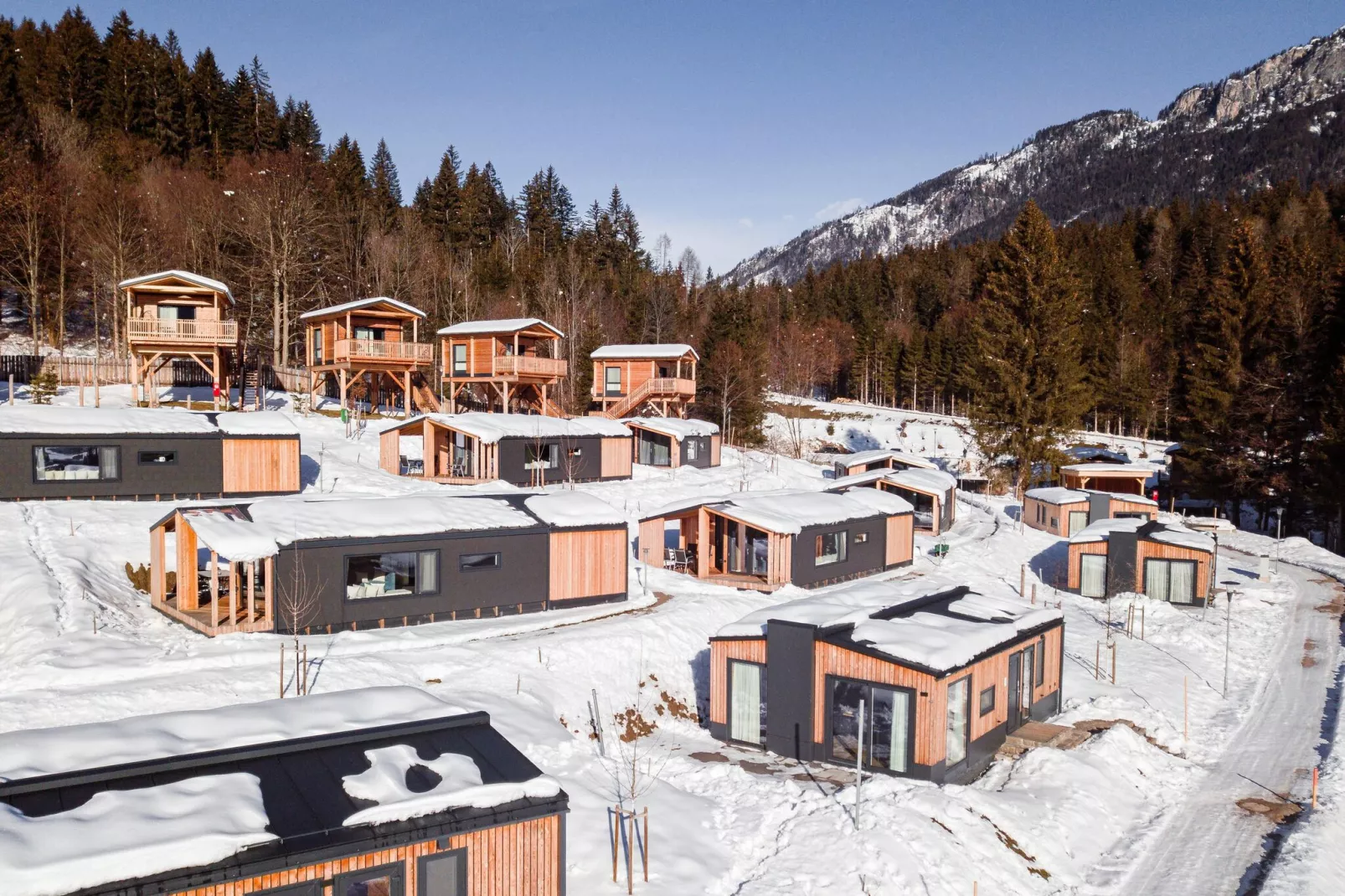 Chalets & Glamping Nassfeld 5-Exterior winter