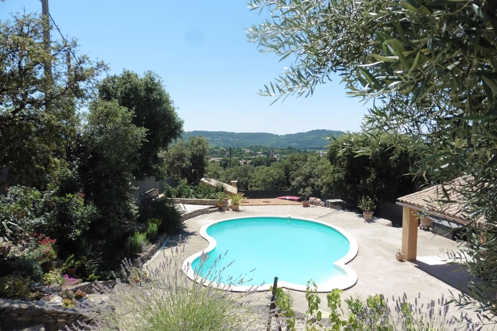 Ferienhaus in Villes-sur-Auzon-Schwimmbad