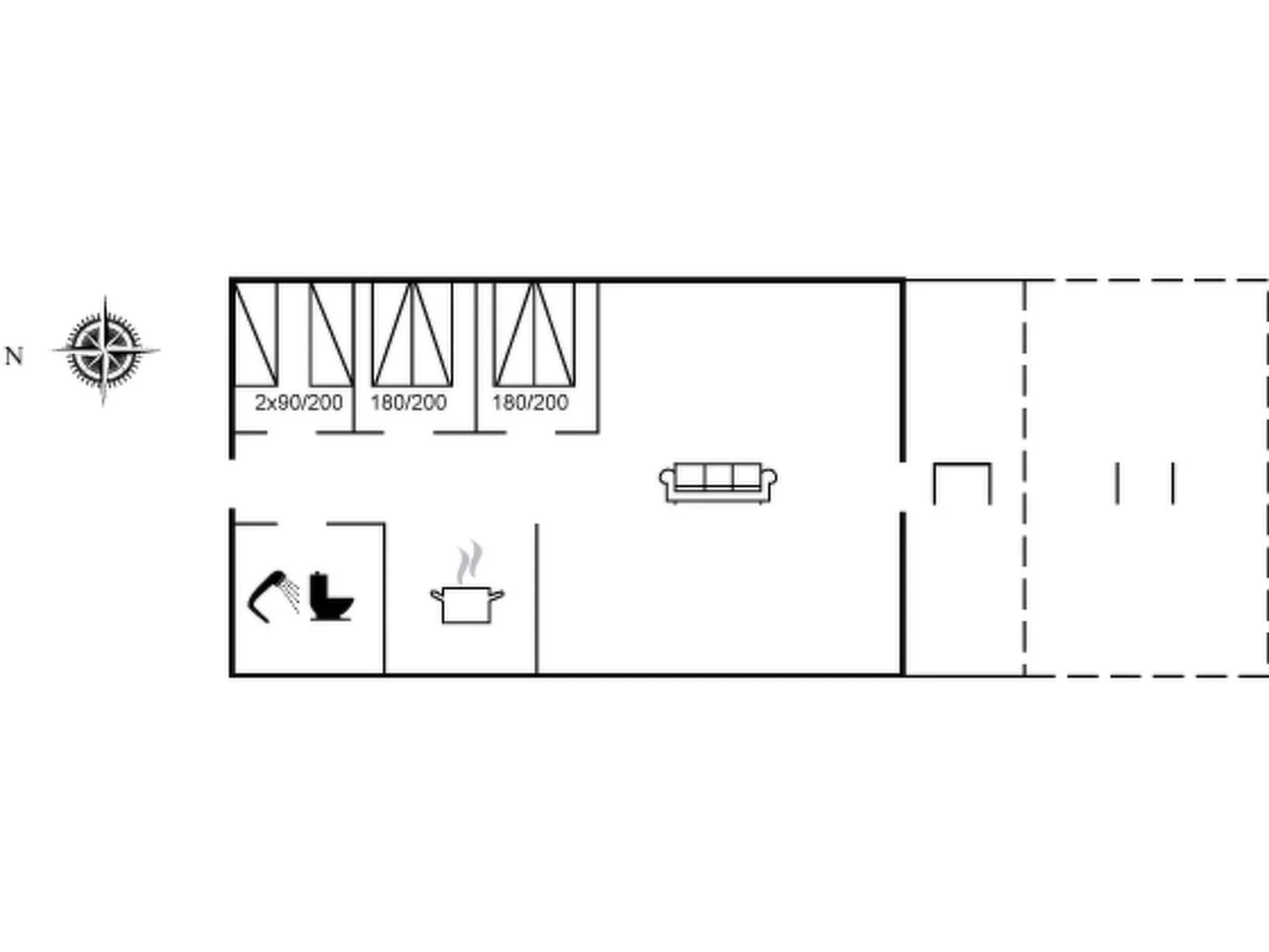 "Guthmund" - 400m from the sea-Inside