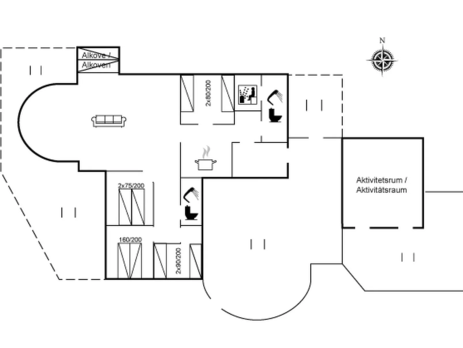 "Thrond" - 200m from the sea-Inside