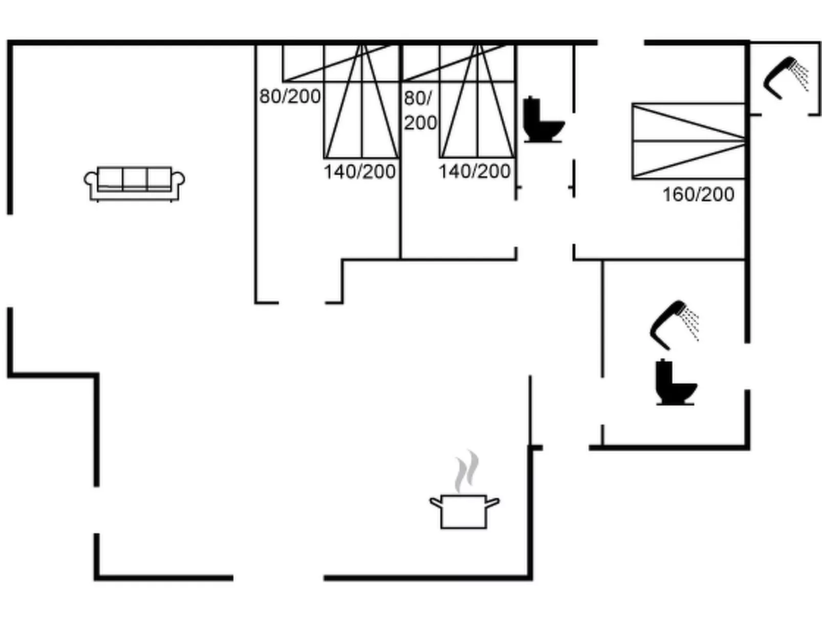 "Kjell" - 100m from the sea-Inside