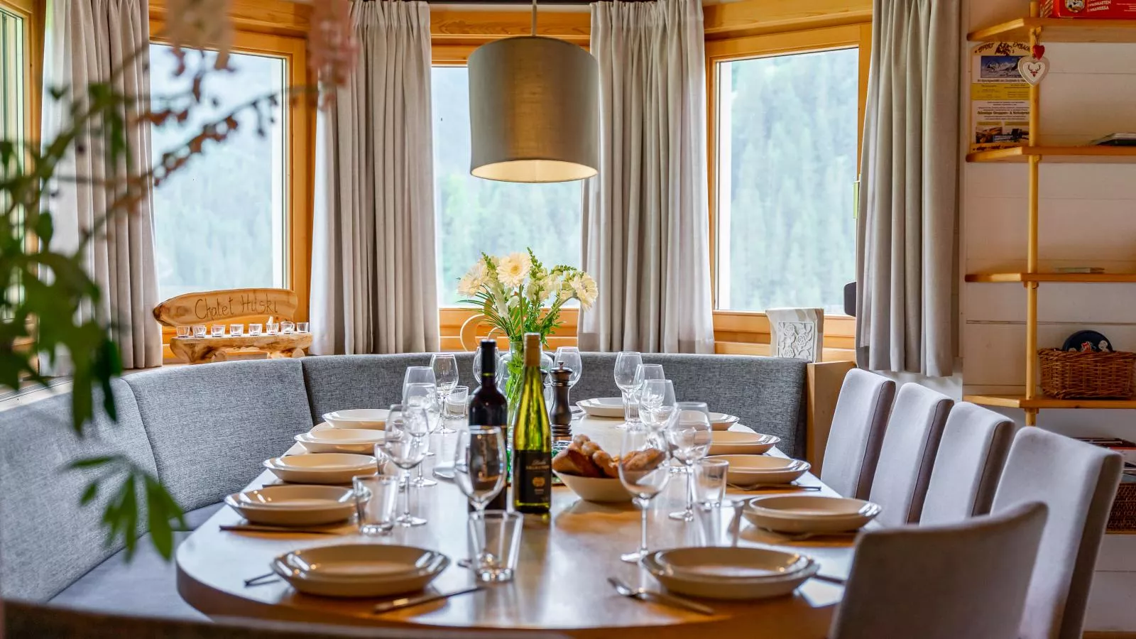 Chalet Huski Viehhofen-Dining room