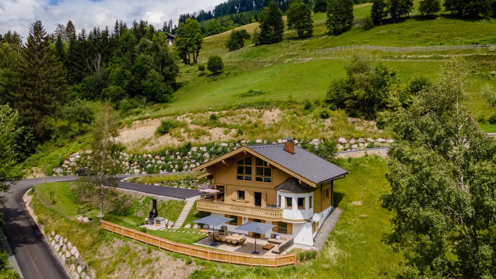 Chalet Huski Viehhofen-Exterior summer