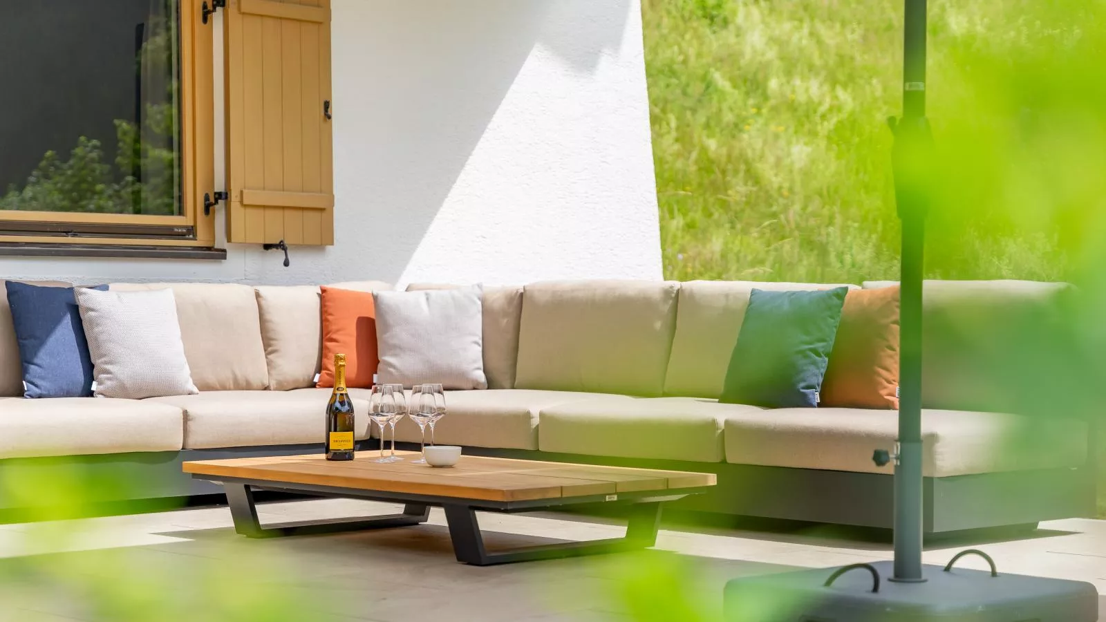 Chalet Huski Viehhofen-Terrace balcony
