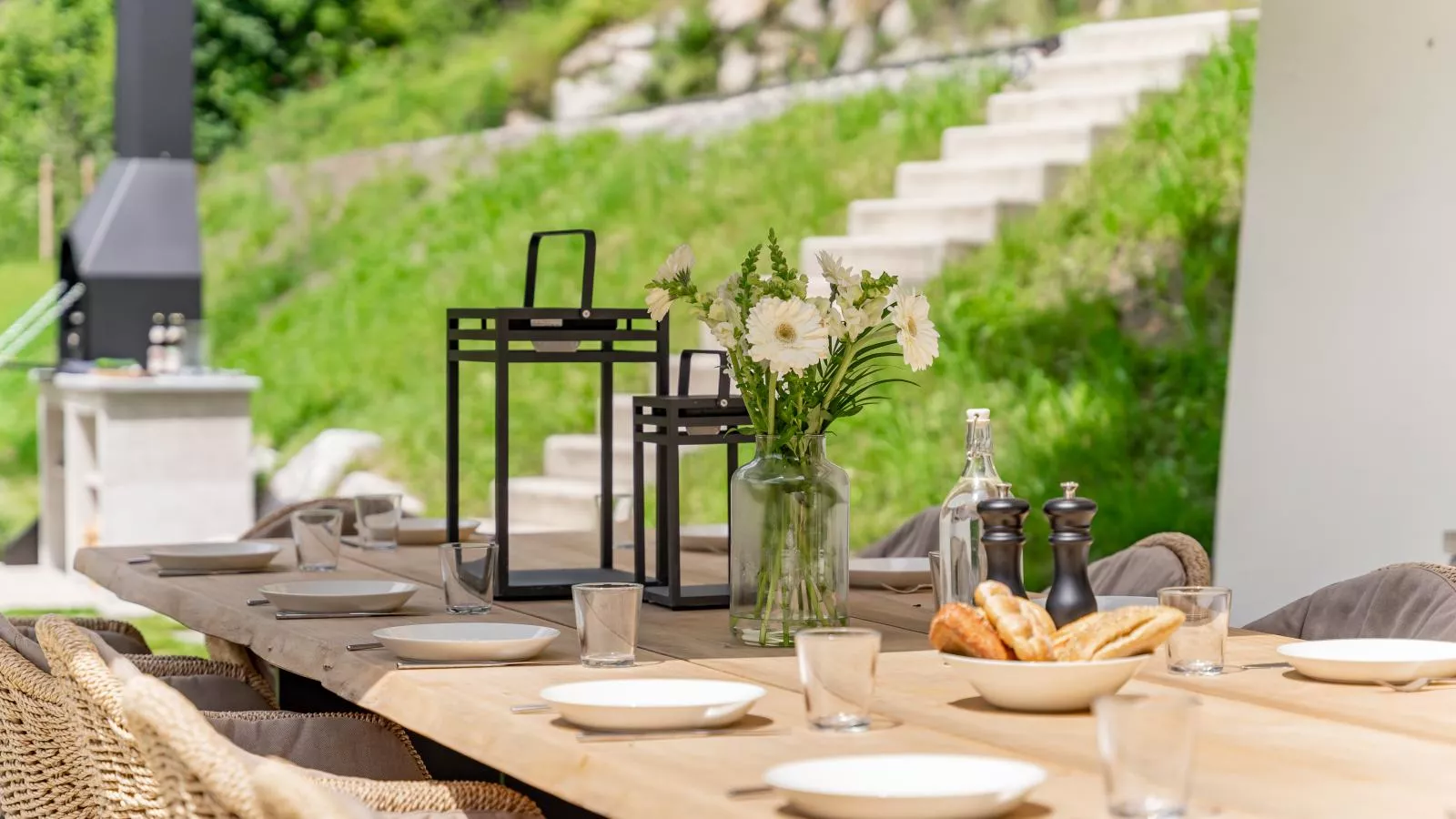 Chalet Huski Viehhofen-Terrace balcony