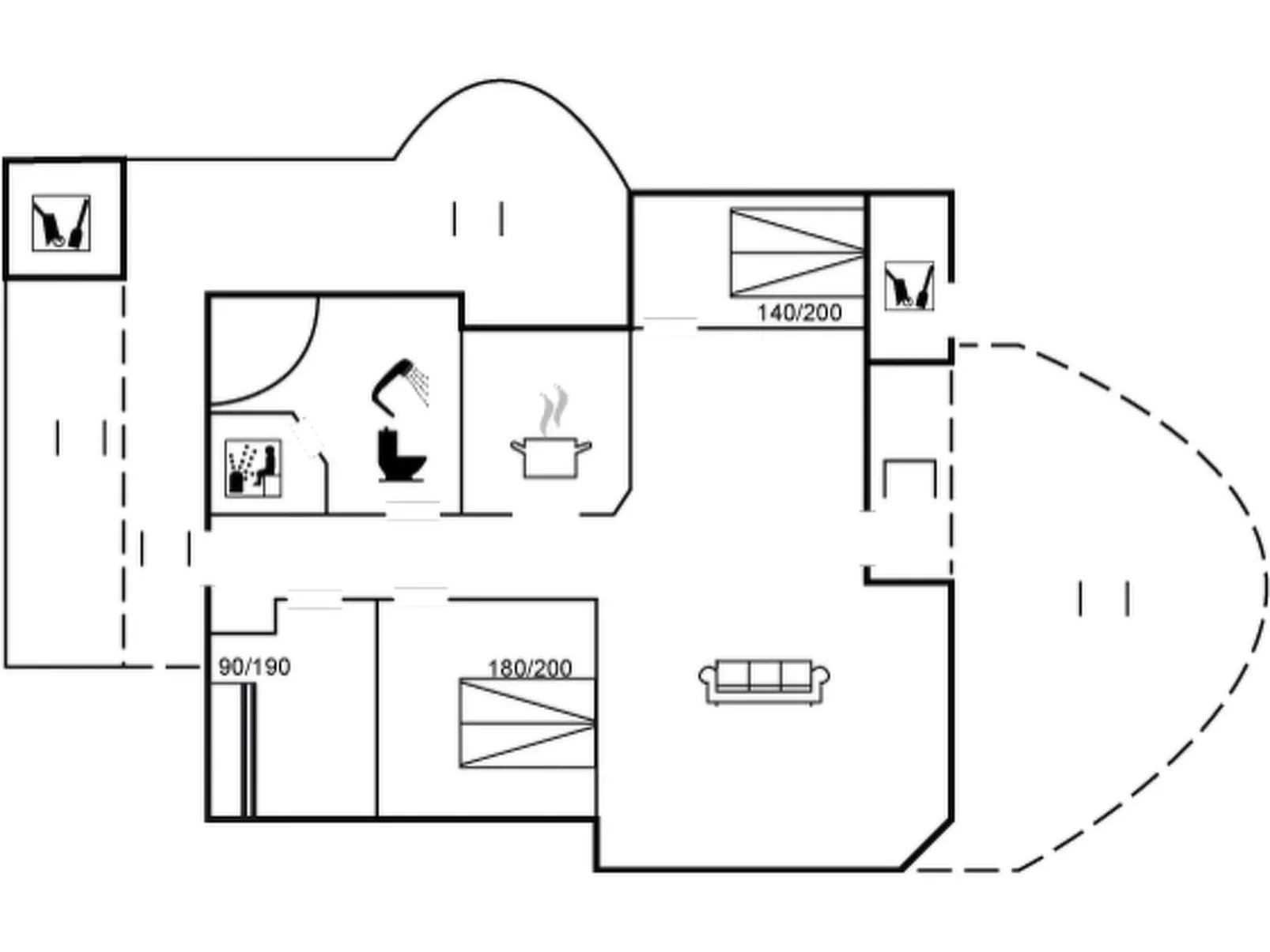 "Laurentius" - 300m from the sea-Inside
