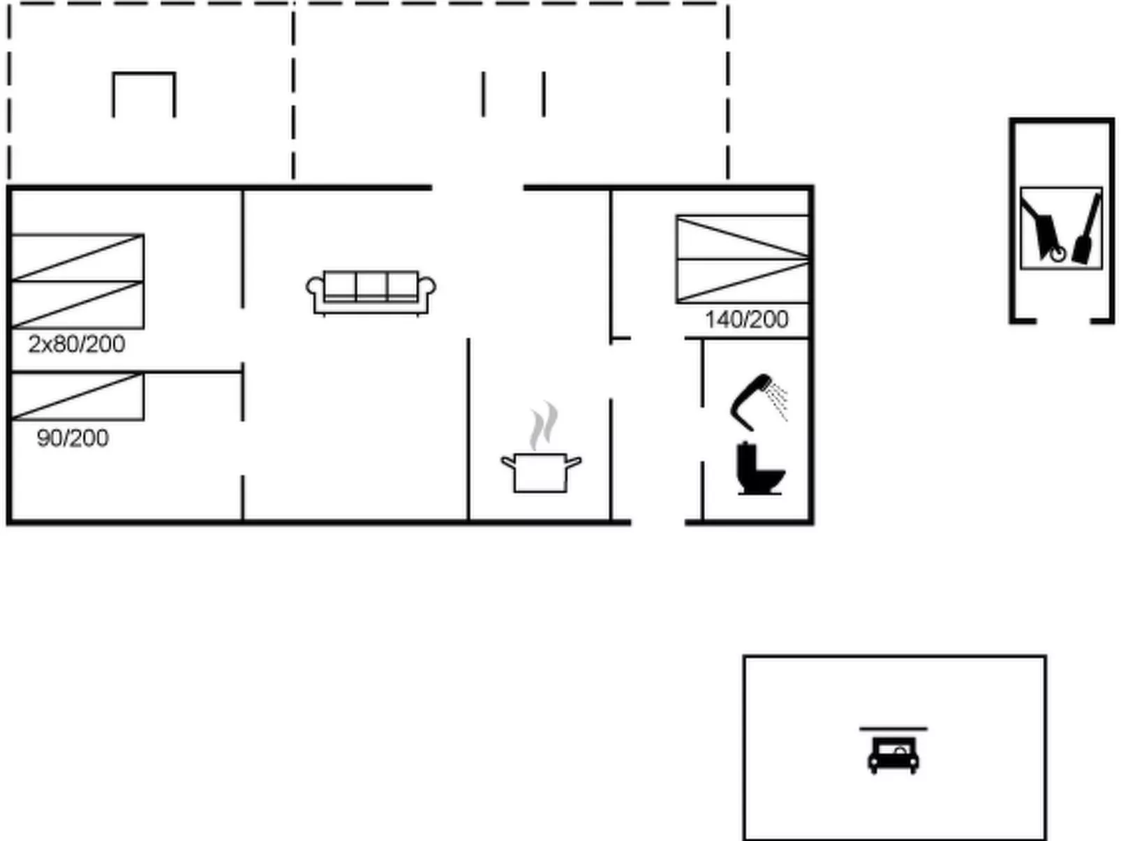 "Smilla" - 300m from the sea-Inside