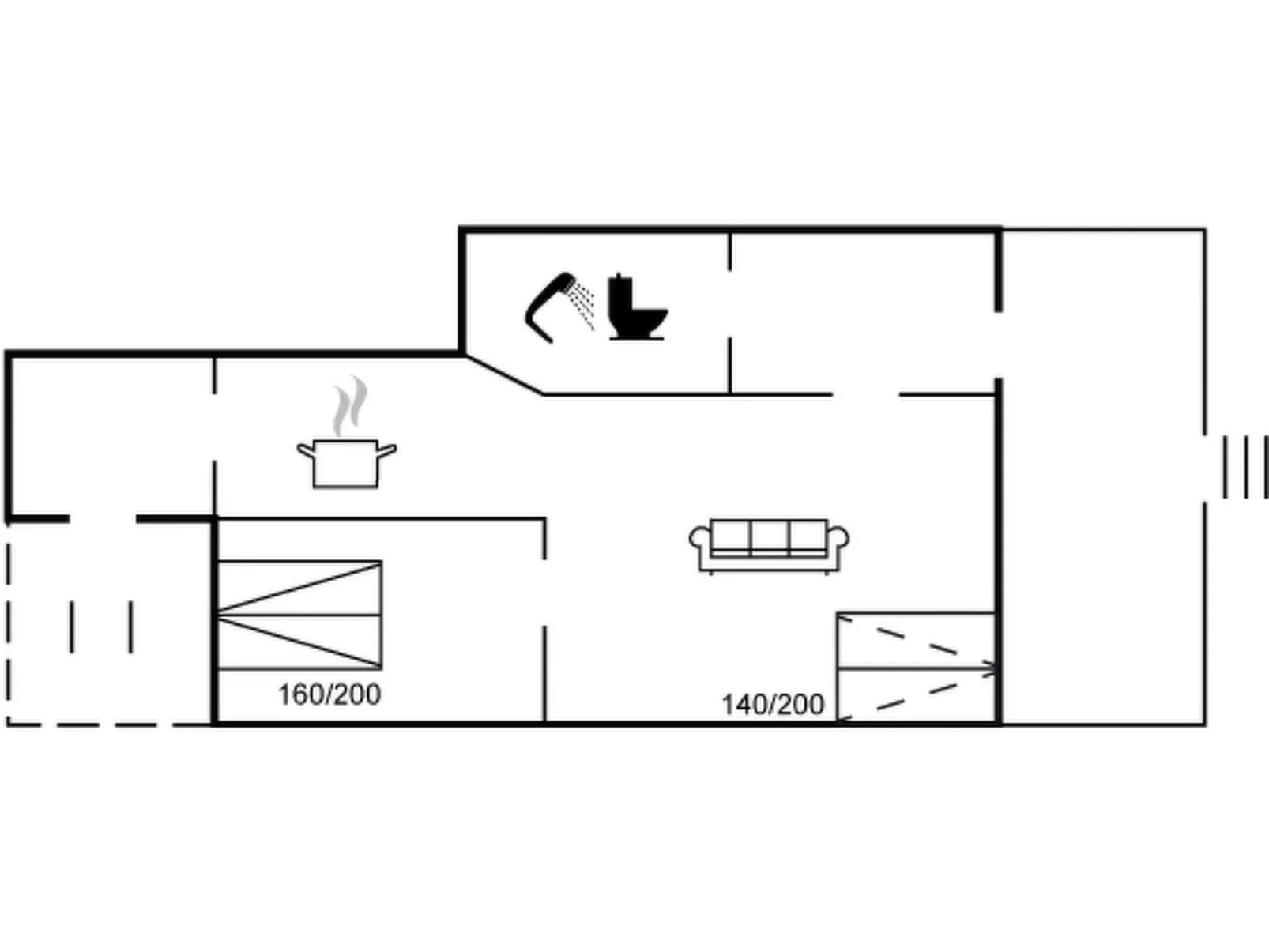 "Reinhardt" - 100m from the sea-Drinnen