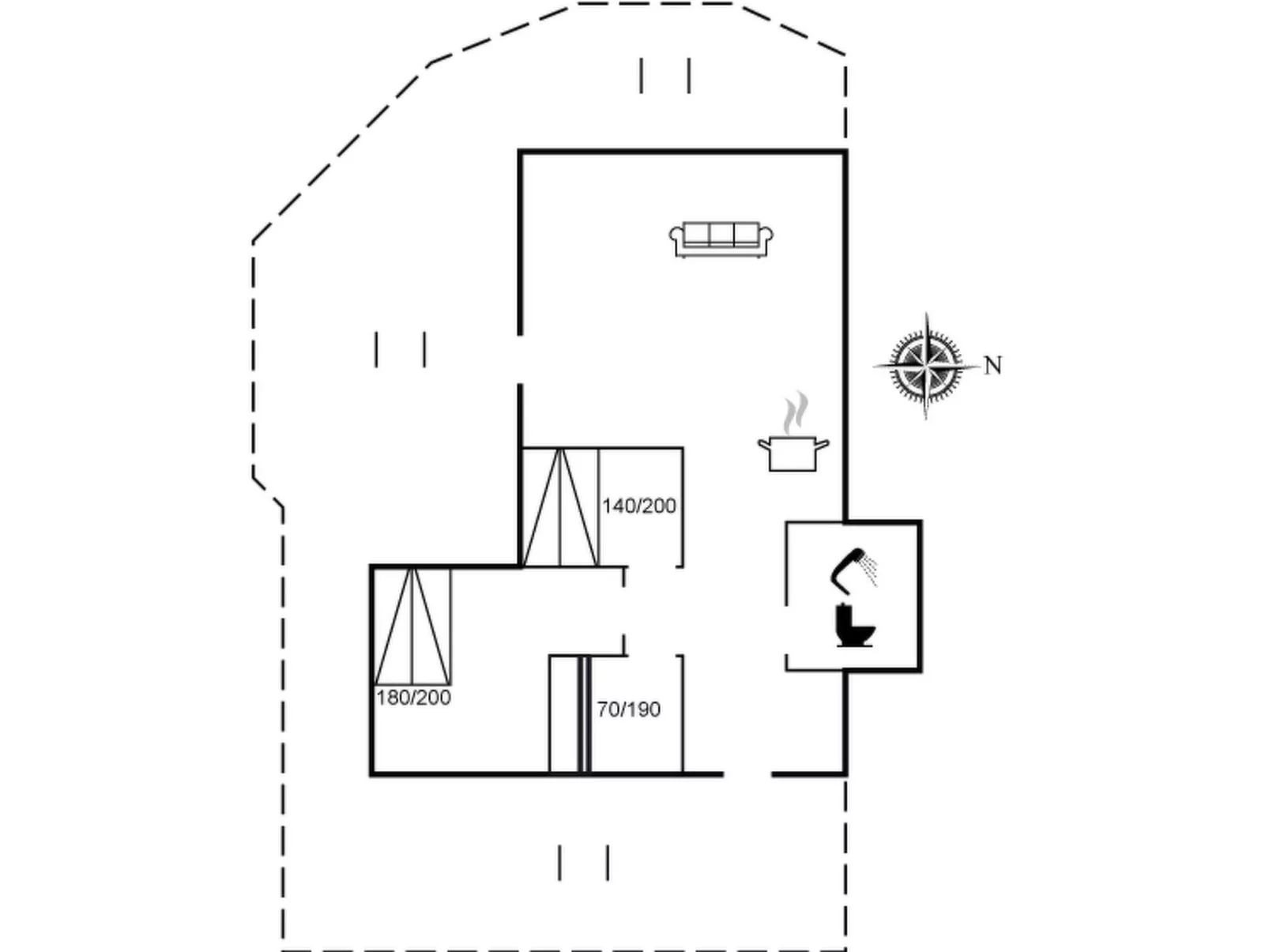 "Adisl" - 350m from the sea-Inside