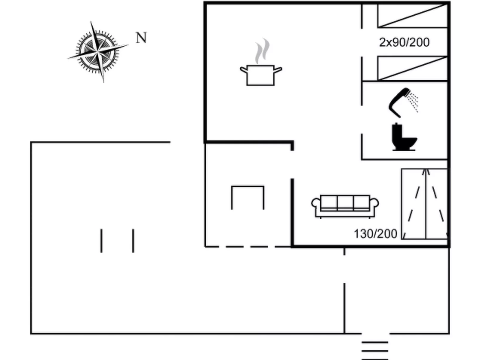 "Gyrth" - 20m to the inlet-Inside