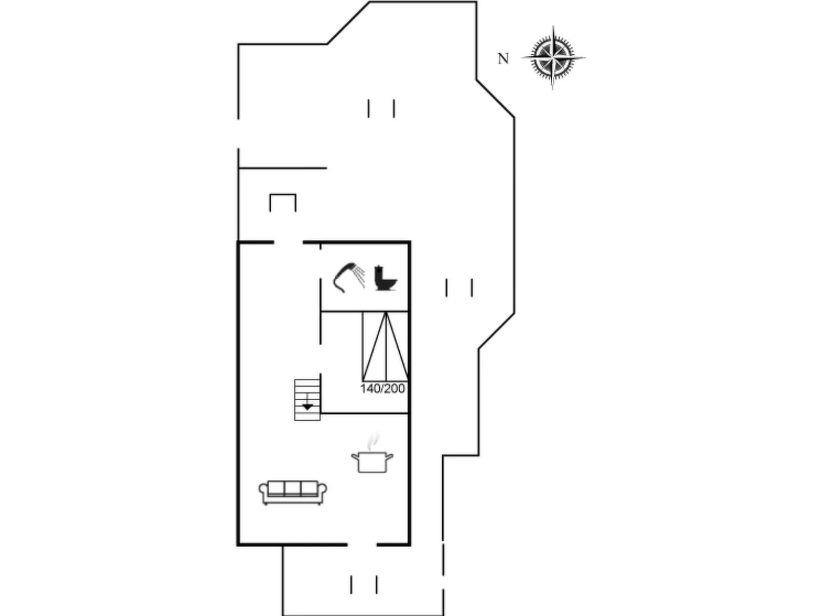 "Byrial" - 200m from the sea-Inside