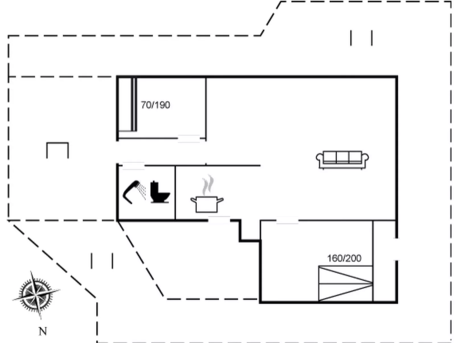 "Meo" - 30km from the sea-Inside