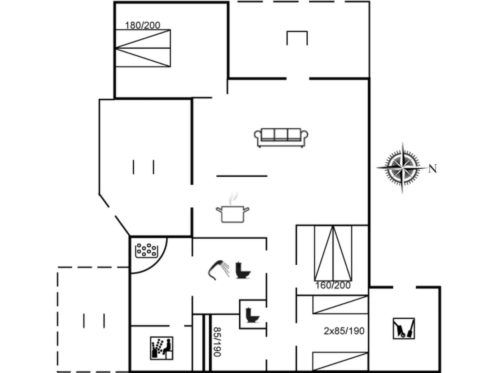 "Friedel" - 150m from the sea-Inside