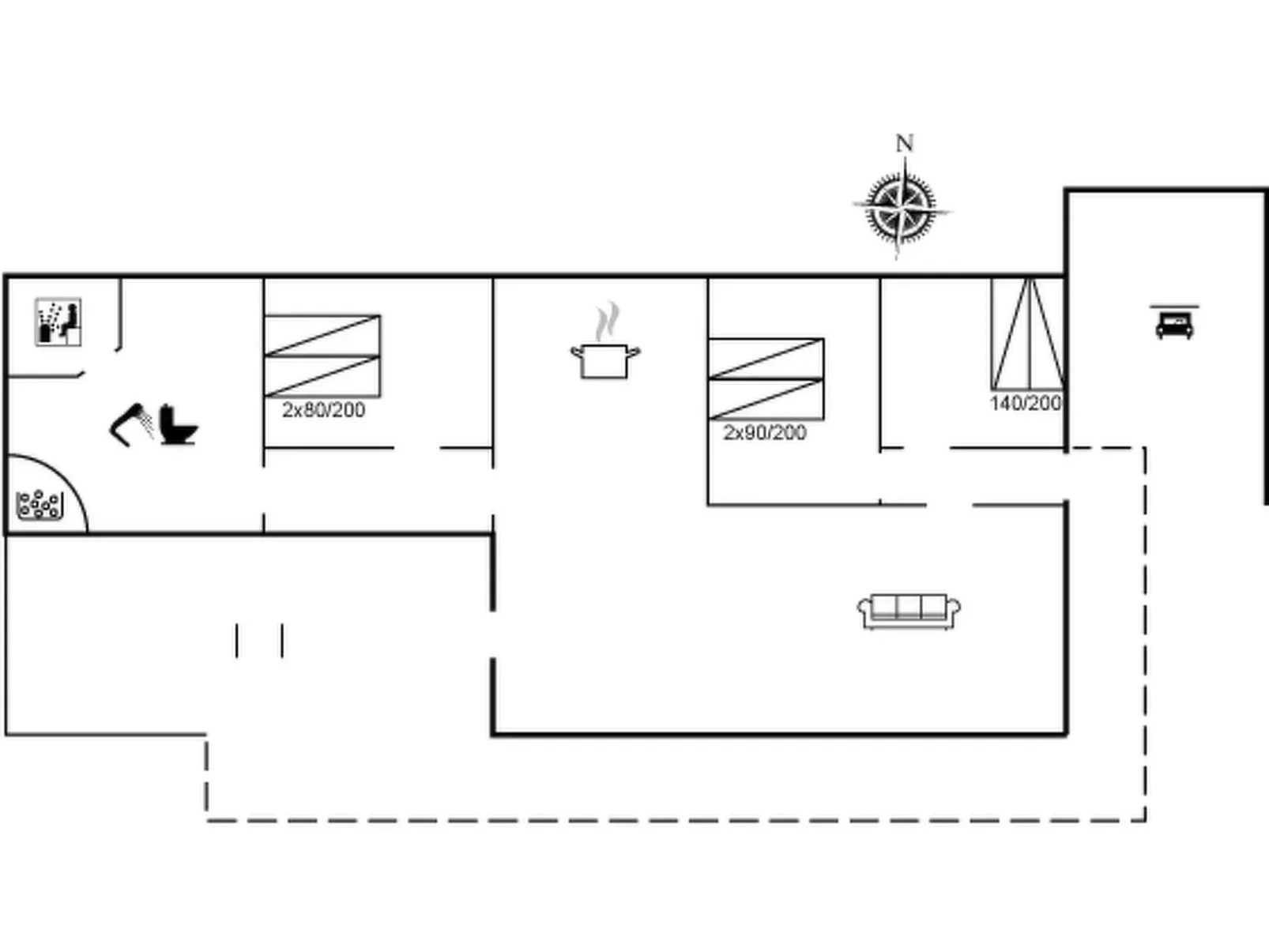 "Geesche" - 200m from the sea-Inside