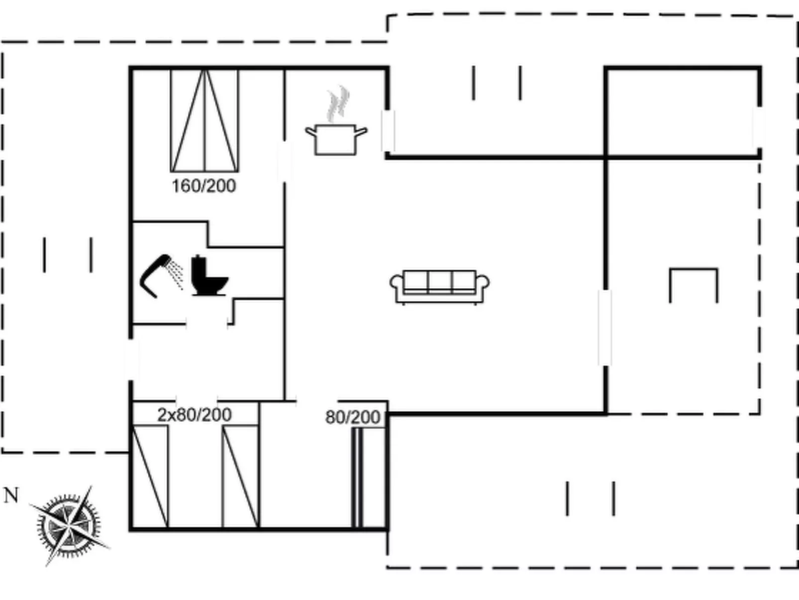 "Gudrid" - 250m to the inlet-Inside