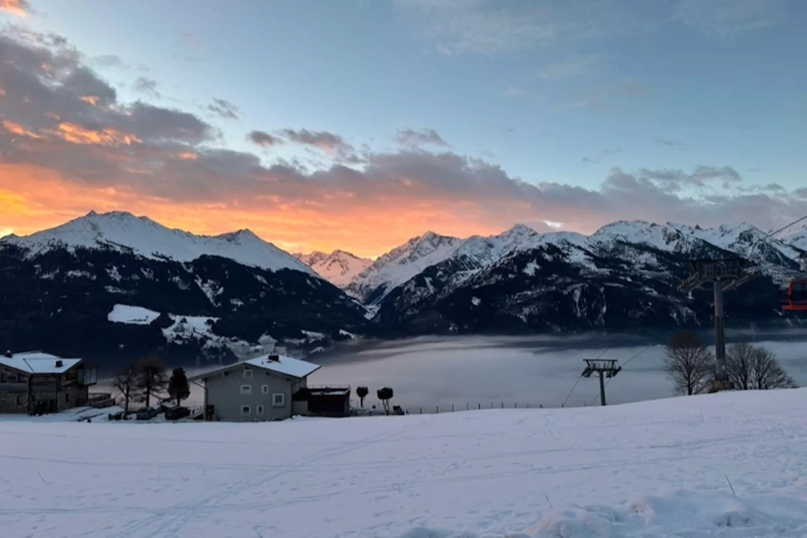 Ski in/ Ski out Traum Ferienwohnung im Skigebiet Kitzski Pass Thurn-View winter