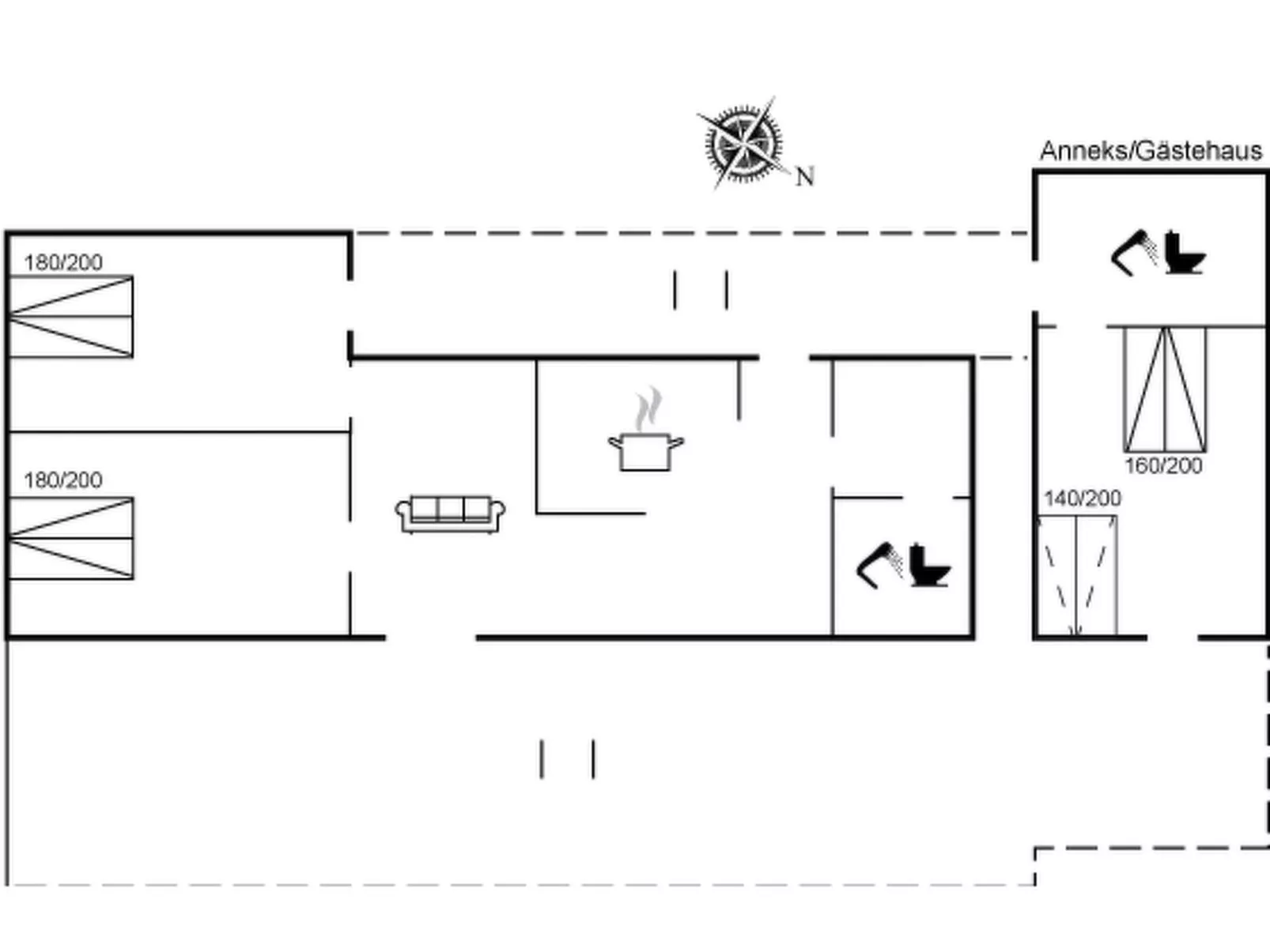 "Fay" - 25m from the sea-Inside