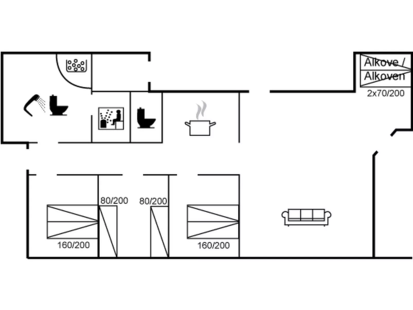 "Sofja" - 150m from the sea-Inside