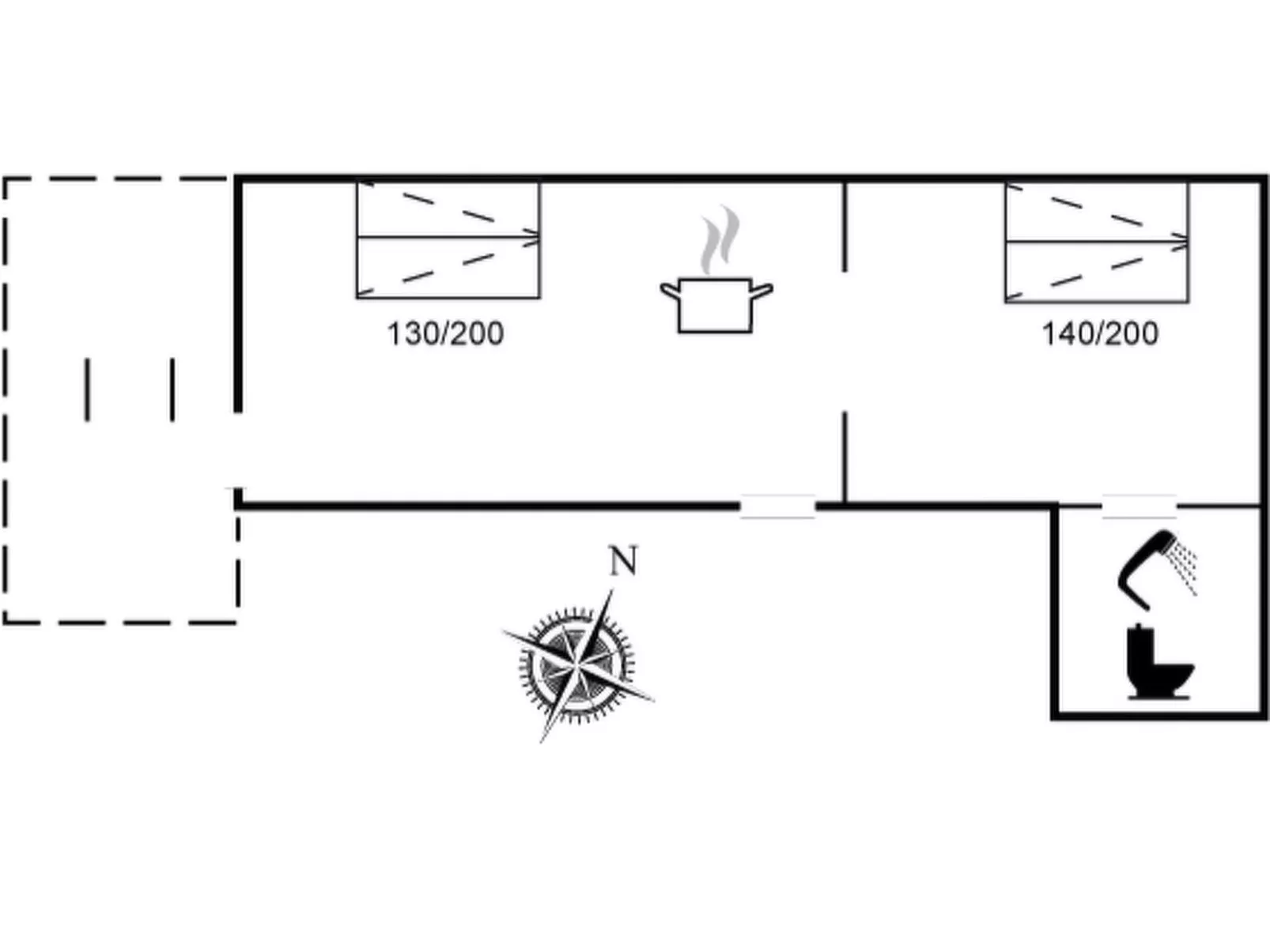 "Axlan" - 50m from the sea-Inside
