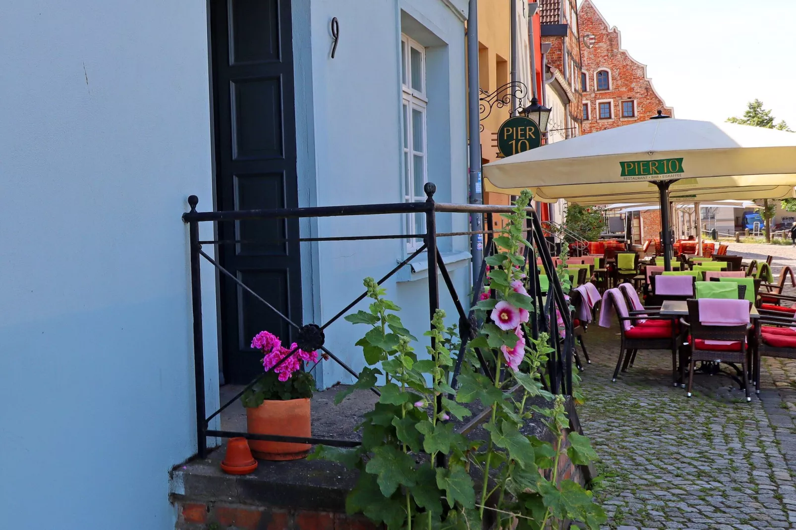 Steuerbord Hansestadt Wismar-Gebiete Sommer 1 km