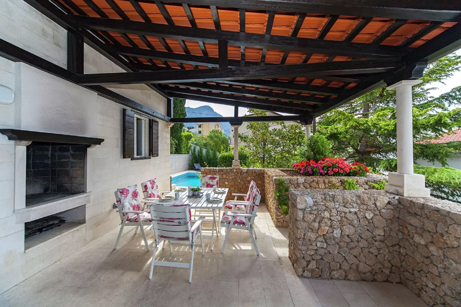 Villa Skalinada-Terrace balcony