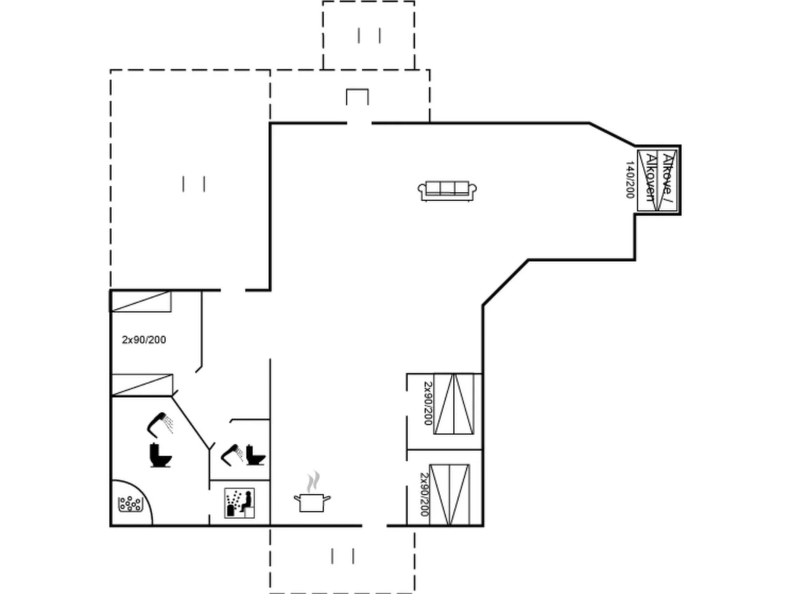 "Griselda" - 700m from the sea-Inside