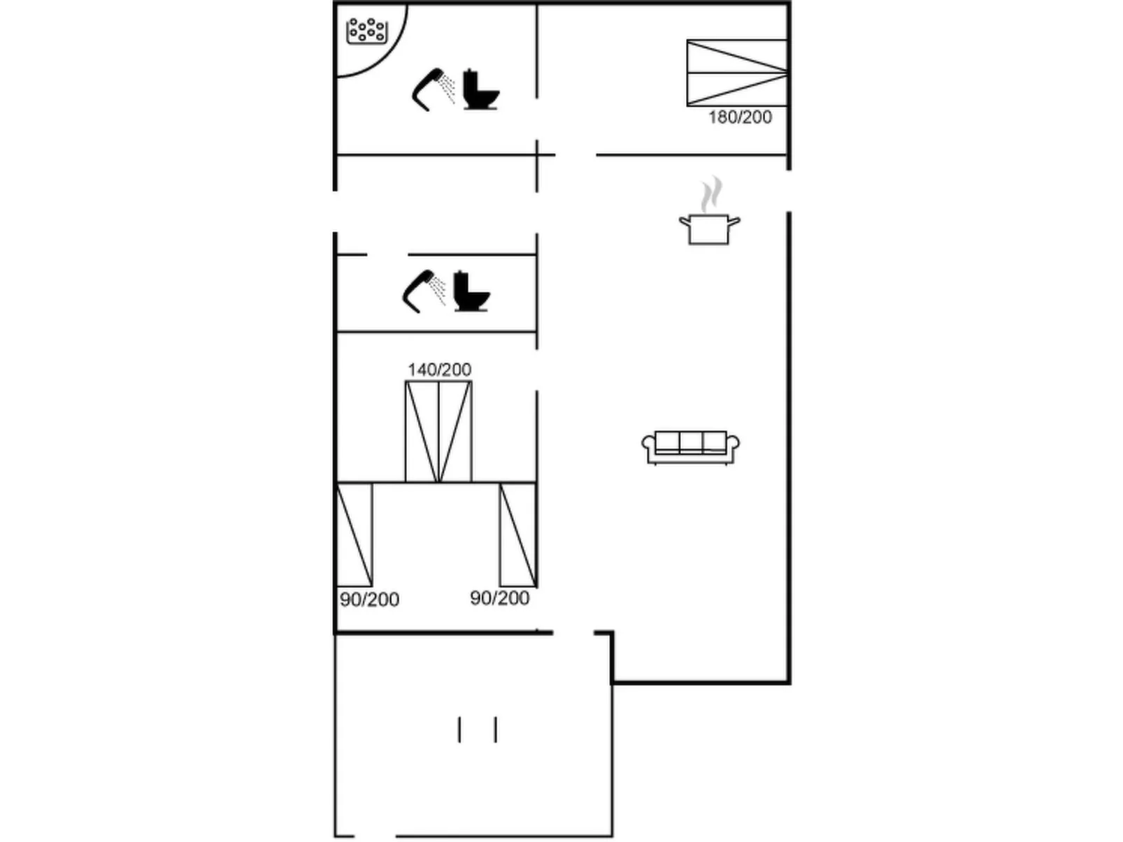 "Dorothea" - 450m to the inlet-Inside