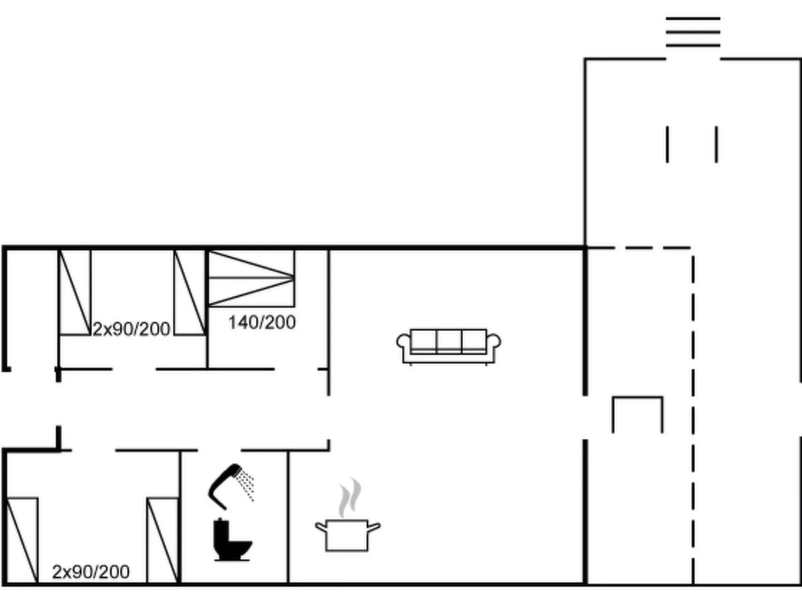 "Ofrath" - 350m to the inlet-Inside