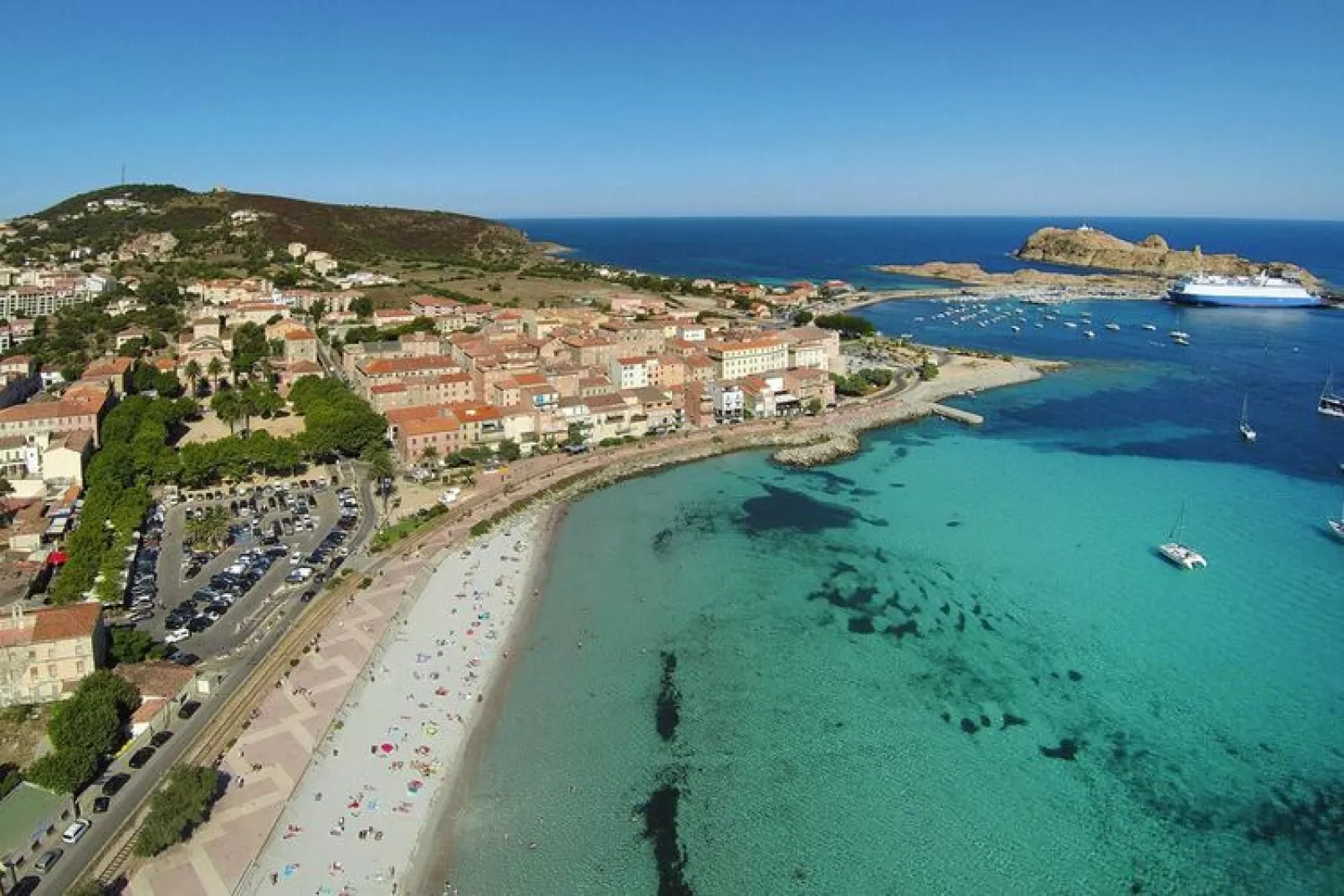 Apartments Motel Le Vieux Moulin Ile Rousse // Studio 2 pers-Water view