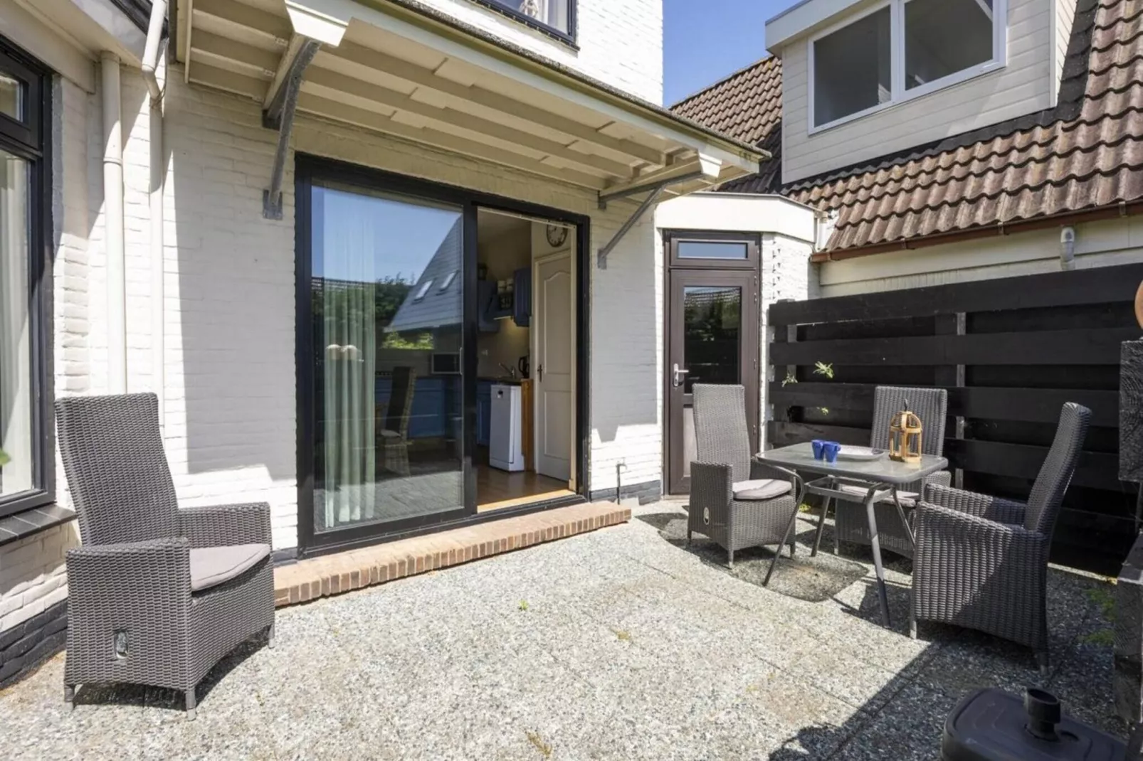 Strandhuys Schelp-Terrassenbalkon
