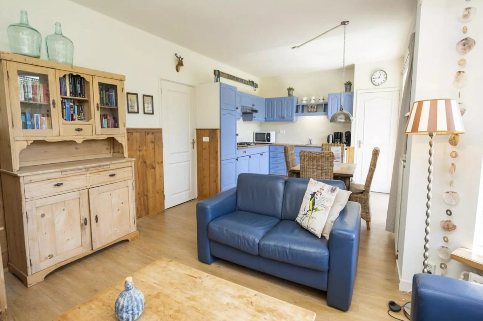 Strandhuys Schelp-Wohnzimmer