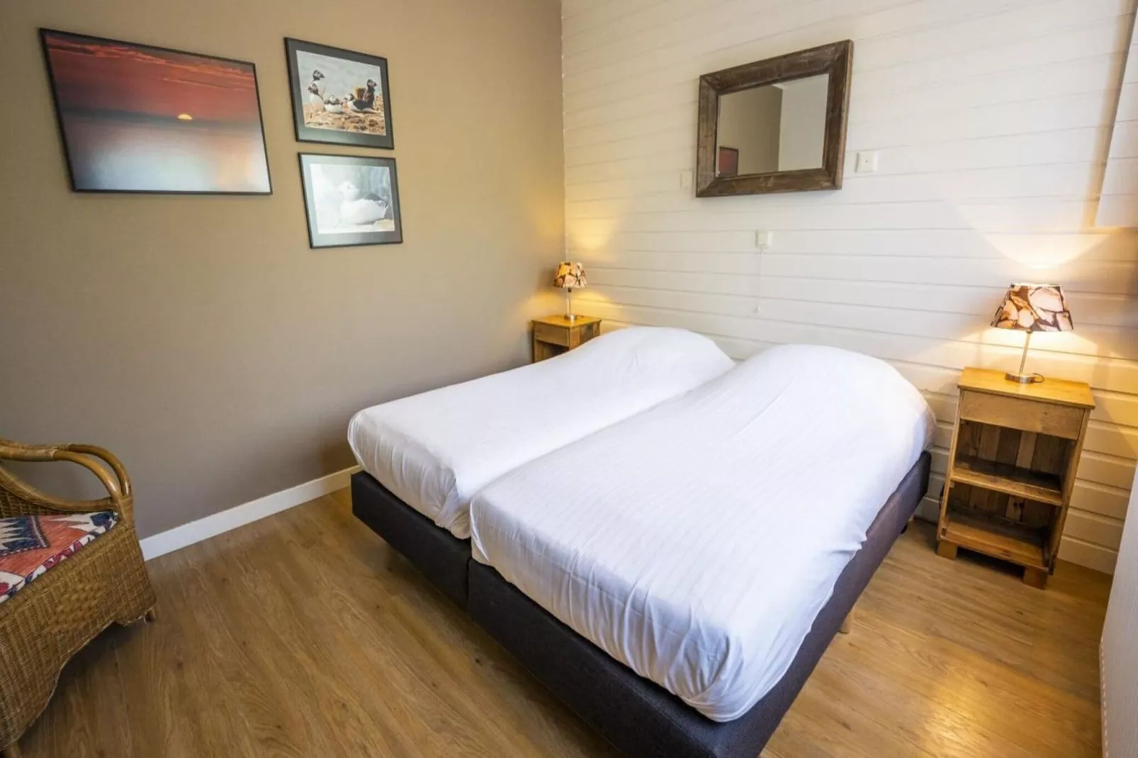 Strandhuys Schelp-Schlafzimmer